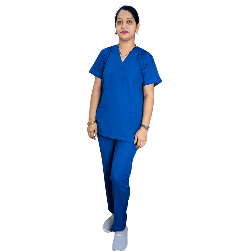 Doctor Scrub Shirt Pant Unisex Blue 