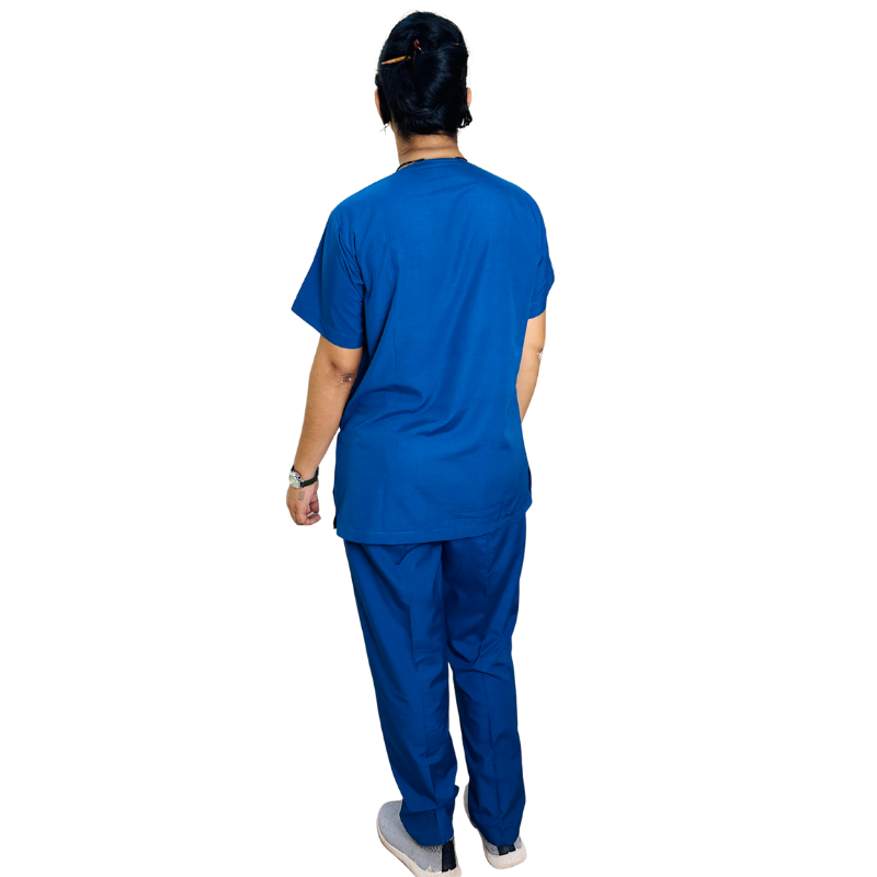 Doctor Scrub Shirt Pant Unisex Blue 