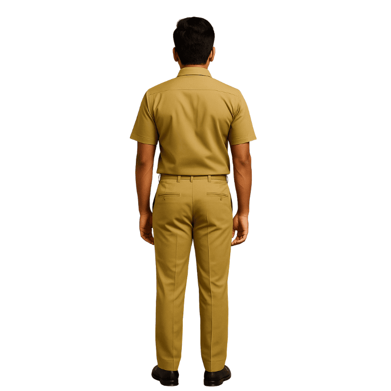 Driver Shirt Pant Male Khaki