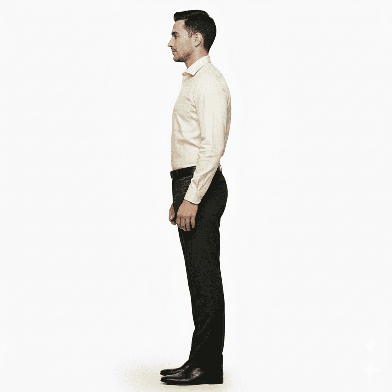 Formal Shirt Cream, Pant Black