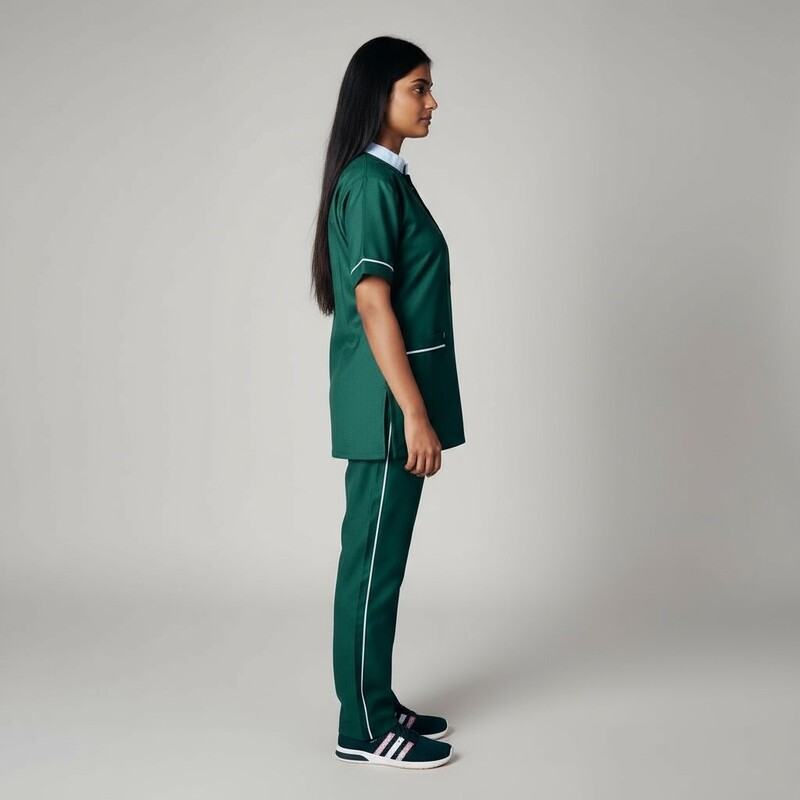 Support Staff Shirt, Pant Unisex Dark Green