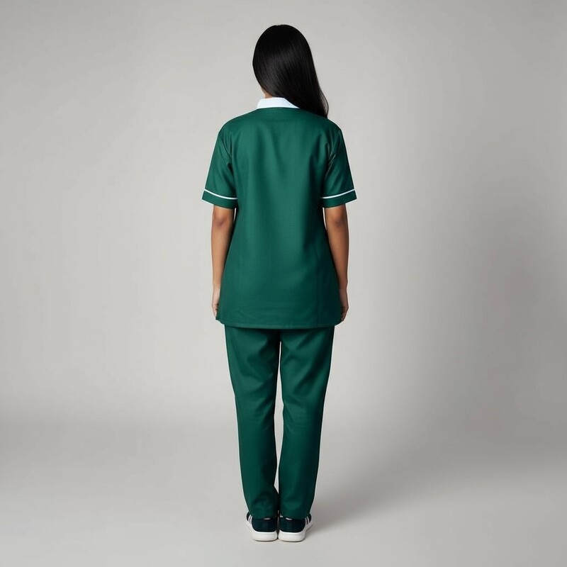 Support Staff Shirt, Pant Unisex Dark Green