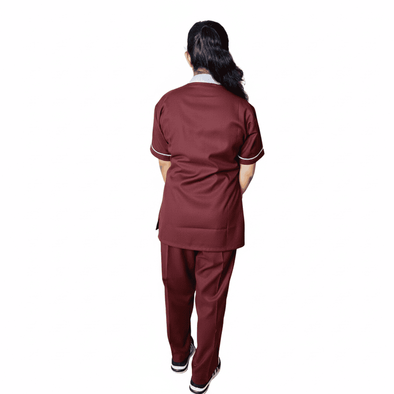 Support Staff Shirt, Pant Unisex Marron
